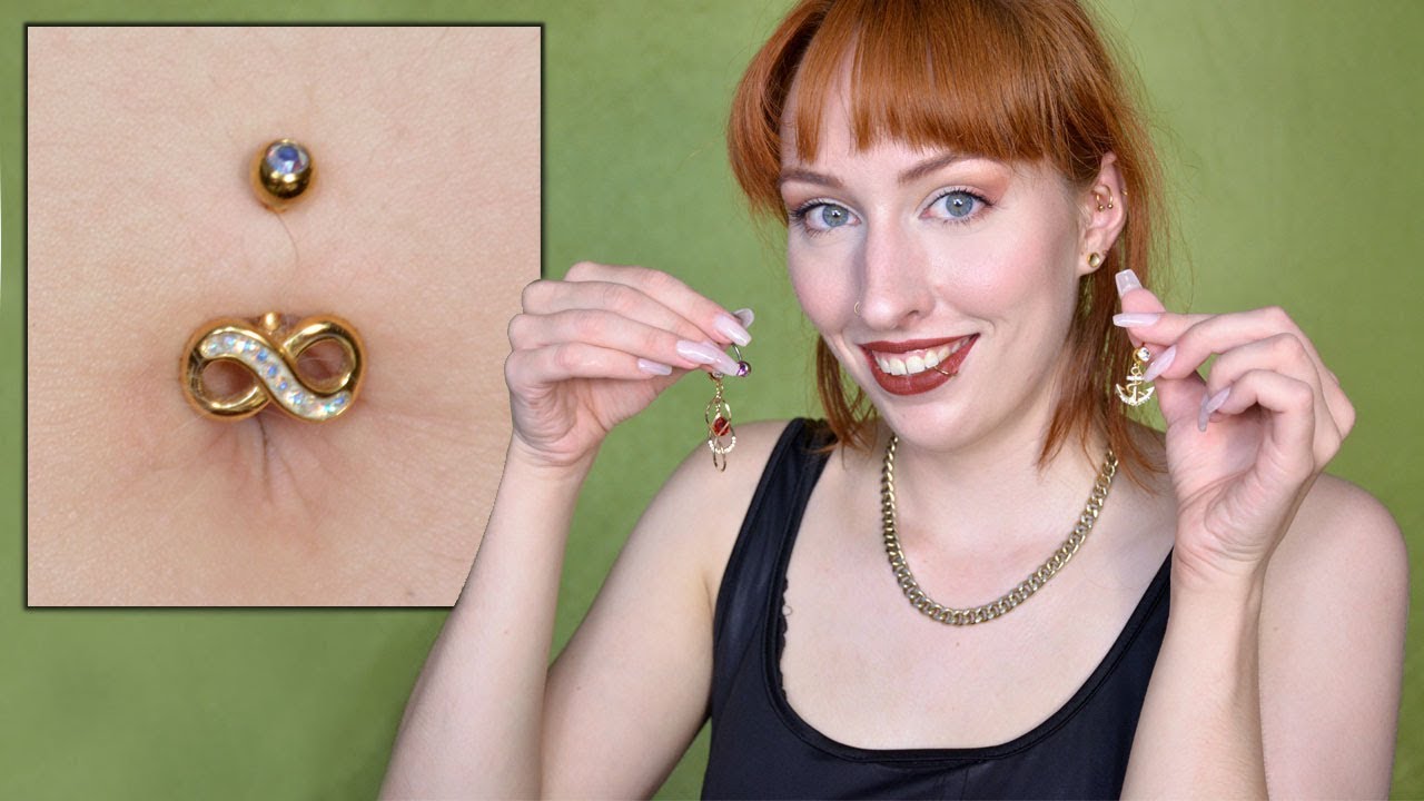 Belly Piercing Lots of Info & Jewelry Change YouTube