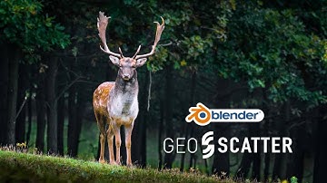 How to create this Cinematic scene in Blender using Geo scatter