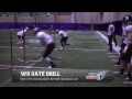 Northwestern Wildcats gate drill: Wide receivers