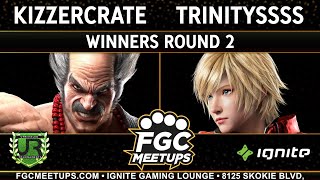 Kizzercrate (Heihachi) vs TrinitySSSS (Leo) - FGC Meetups 103 WINNERS ROUND 2 - T8