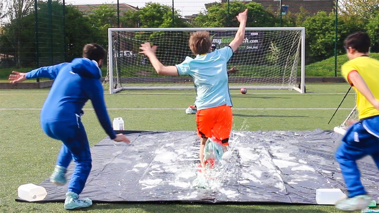 SLIP N SLIDE FOOTBALL CHALLENGE