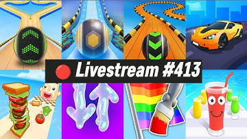 🔴 Going Balls, Juice Run, Sandwich Runner, Blob Runner 3D, Flag Painters Livestream #413