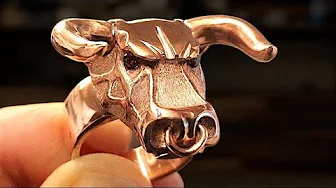Transforming a Mens Ring from Copper - Making Jewelry