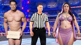 John Cena vs Female Wrestlers WWE Monday Night Raw Highlights || WWE Raw Highlights Today Live