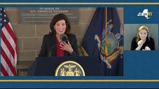 Governor Hochul Commemorates Opening of First State Veterans Cemetery