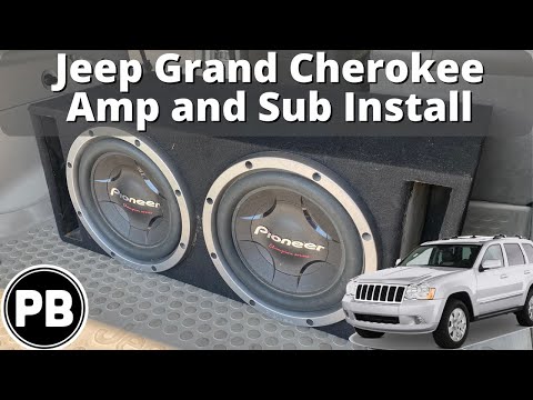 2005 - 2010 Jeep Grand Cherokee Amp and Sub Install