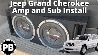 2005  2010 Jeep Grand Cherokee Amp and Sub Install