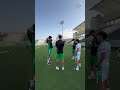 ¡El Real Betis llega al Estadio Ciudad de La Línea! 👋