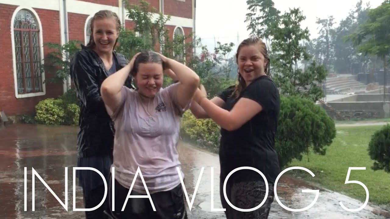 SHOWERING IN THE RAIN (INDIA VLOG 5) YouTube