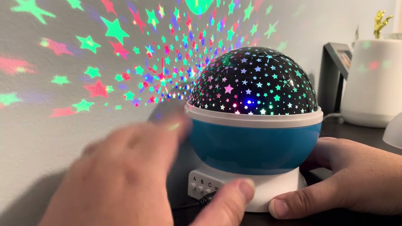 Обзор ночника для детей — 360° проектор звёзд с 9 цветовыми режимами
