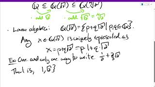 Chapter 6, The Degree of an Extension, Motivating Example