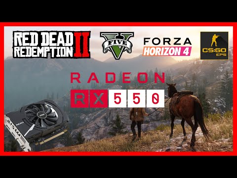 სუპერბიუჯეტური ბარათი / RX 550 4GB Benchmark