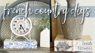 Part 2 Stamped Book Stacks | French Country Cottage Book Decor | Sell on Etsy Dollar Tree DIYs
