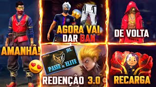 LCDP VAI VOLTAR, TEXTURA TA DANDO BAN, REDENÇÃO 3.0? EVENTO DE RECARGA, ANGELICAL, EVENTOS FREE FIRE