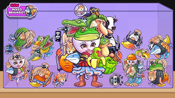 MIXED BRAINROT: Merge Fellas NEW FINAL BOSS | Suika Game Gameplay Walkthrough - Reaching Max Level