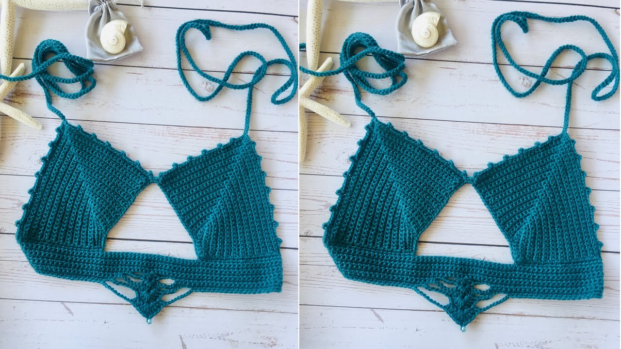 Peekaboo Crochet Bralette Tutorial