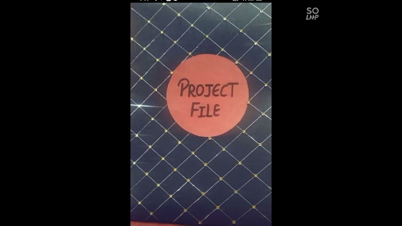 Project file cover page ideas
