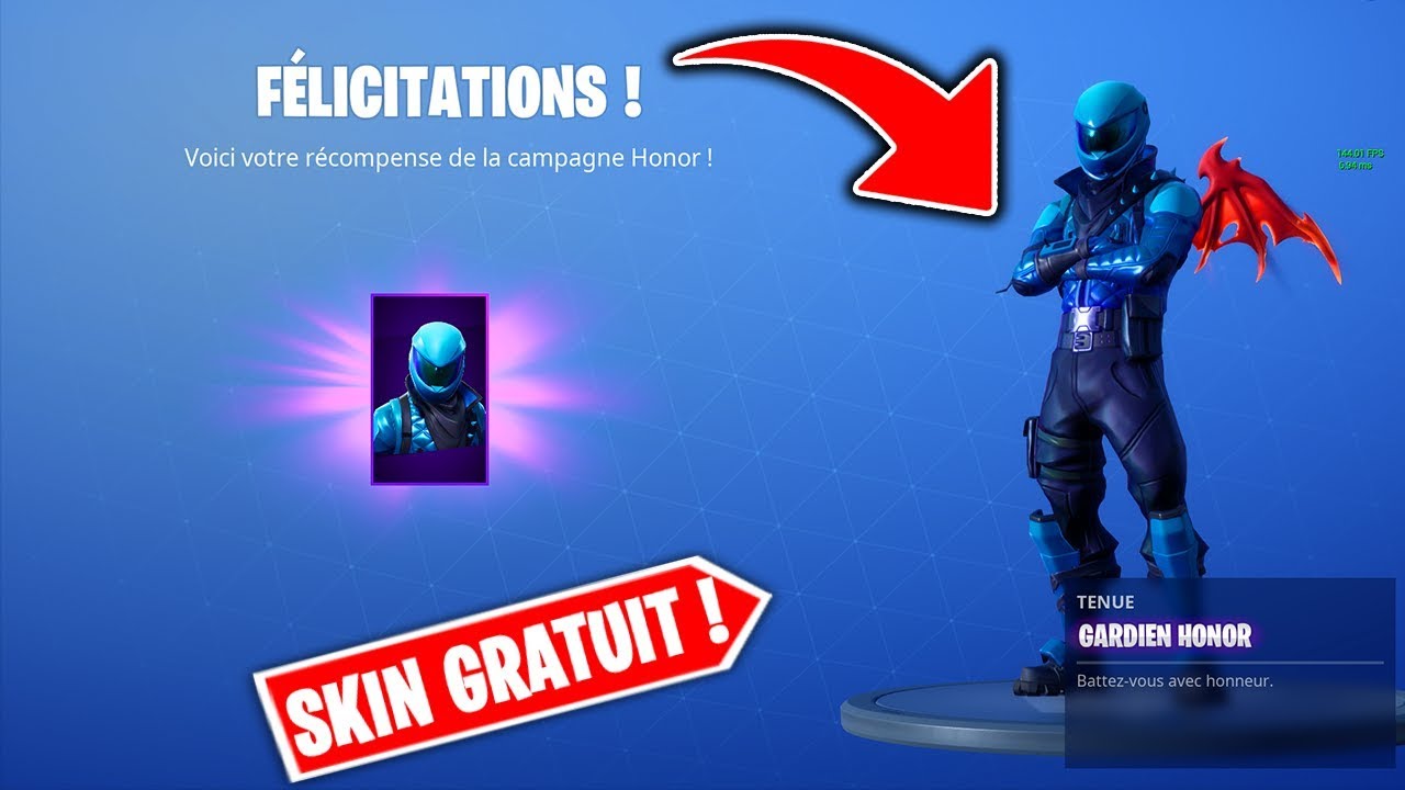 COMMENT DÉBLOQUER LE SKIN *HONOR* SANS PAYER SUR FORTNITE ! - YouTube