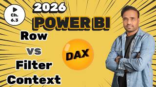 Power BI DAX - Row Context vs Filter Context - Power BI Complete Course 2026 - C6.3 Wealth