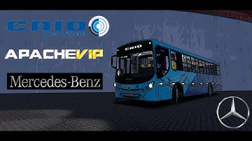 Proton Bus Simulator: Lançamento Caio Apache Vip II MB OF-1722M Padrão SJC