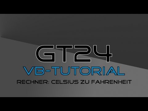 Visual Basic Tutorial - Celsius zu Fahrenheit Umrechner