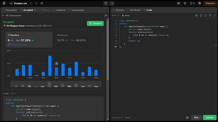 Smallest Index With Equal Value Leetcode - 2057 | Coder Infinity