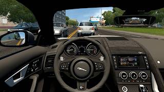 2016 Jaguar F Type SVR - City Car Driving [Steering Wheel Game Play] screenshot 3