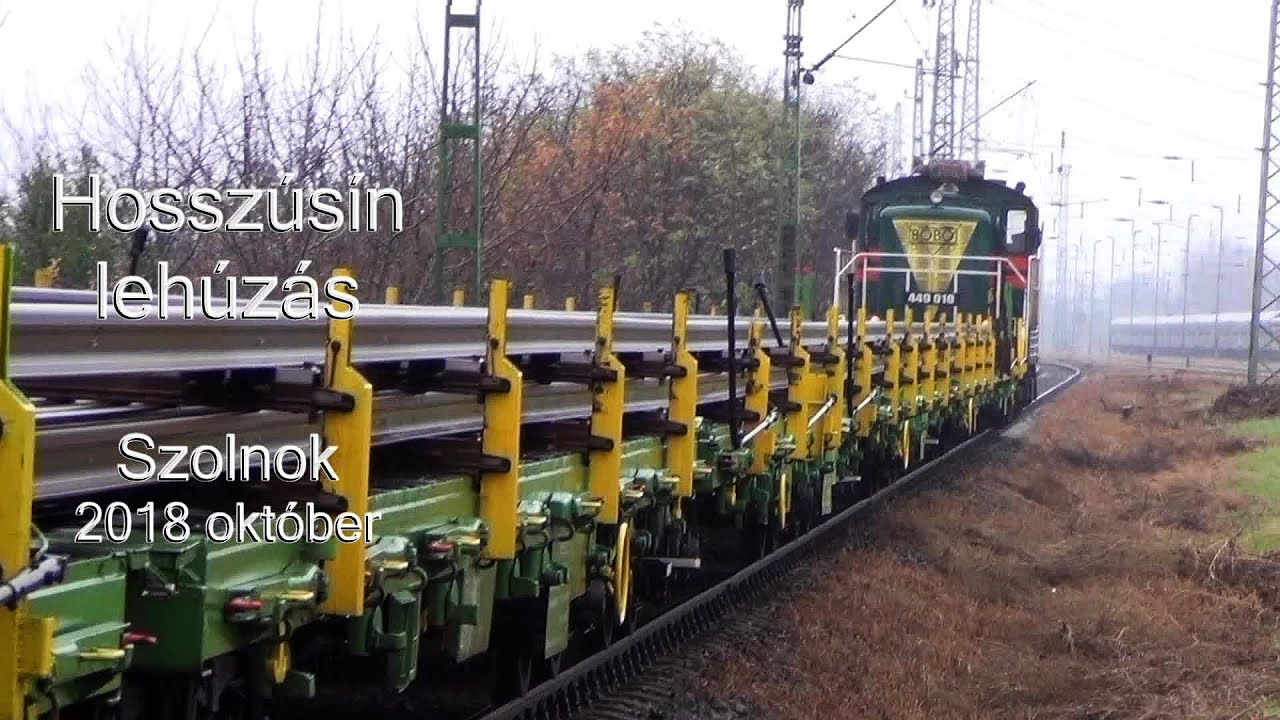 Hosszúsín lehúzás Szolnok 2018 - MÁV FKG Kft