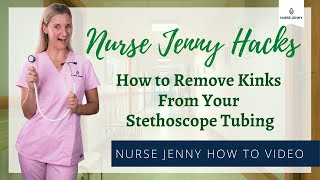 Remove Kinks From Your Stethoscope Tubing