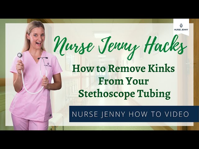 What is the best way to remove kinks from my stethoscope tubing? -  Ultrascope