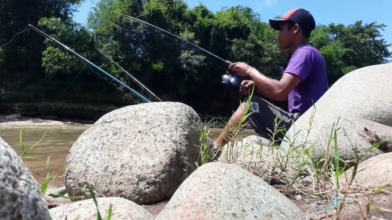 Mancing nila hulu sungai  .setrek terus