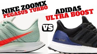 Nike ZOOMX PEGASUS TURBO vs. adidas 