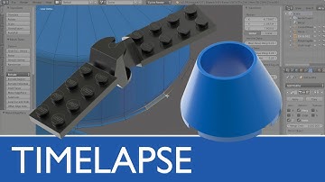 Blender mesh modelling of Animated LEGO build 6682