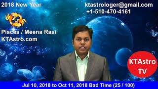 Meena Rasi pisces 2018 New Year Horoscope Predictions