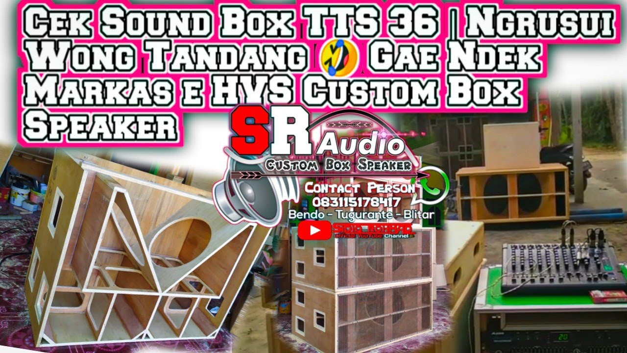 Test Box TTS 36 18 inc | Dug gleer mantap dulurr | Tts 36 custom by SR Audio