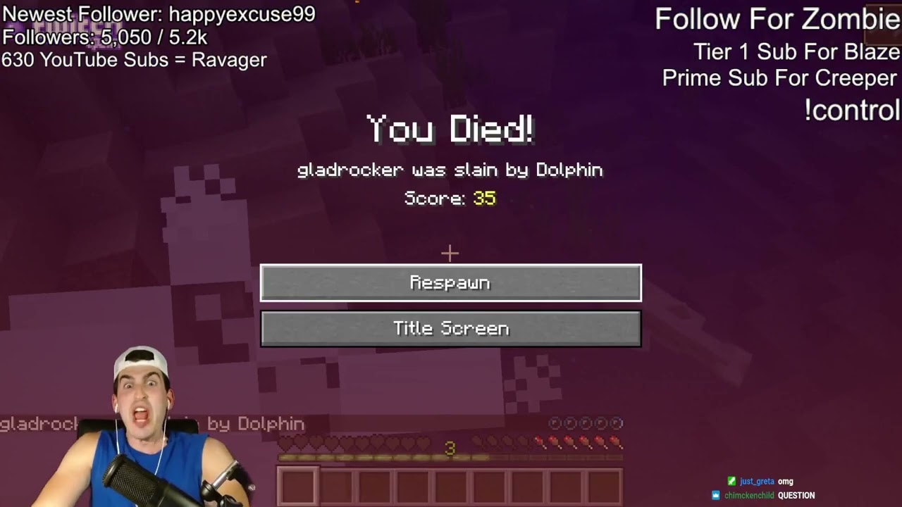Noob discovers Minecraft Dolphins for the first time...