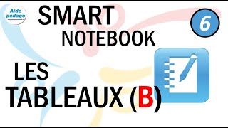 SMART Notebook 6 - Les tableaux (B) screenshot 5