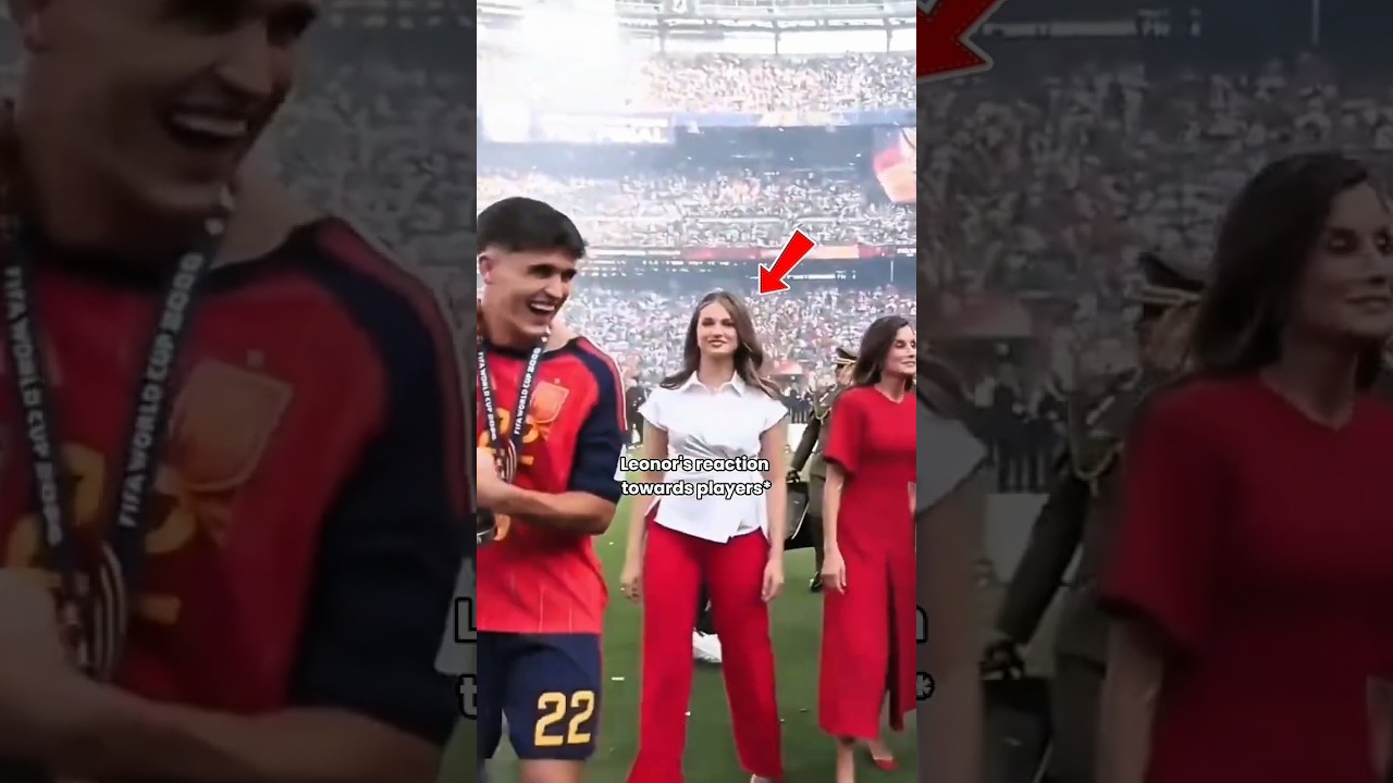 leonor's reaction on players happiness