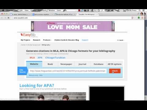 EasyBib Tutorial TOD