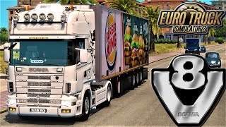 MOD SCANIA 164L V8 ETS2 1.34 Download