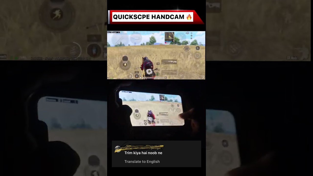 QUICKSCOPE HANDCAM 🔥MUNNO GAMING