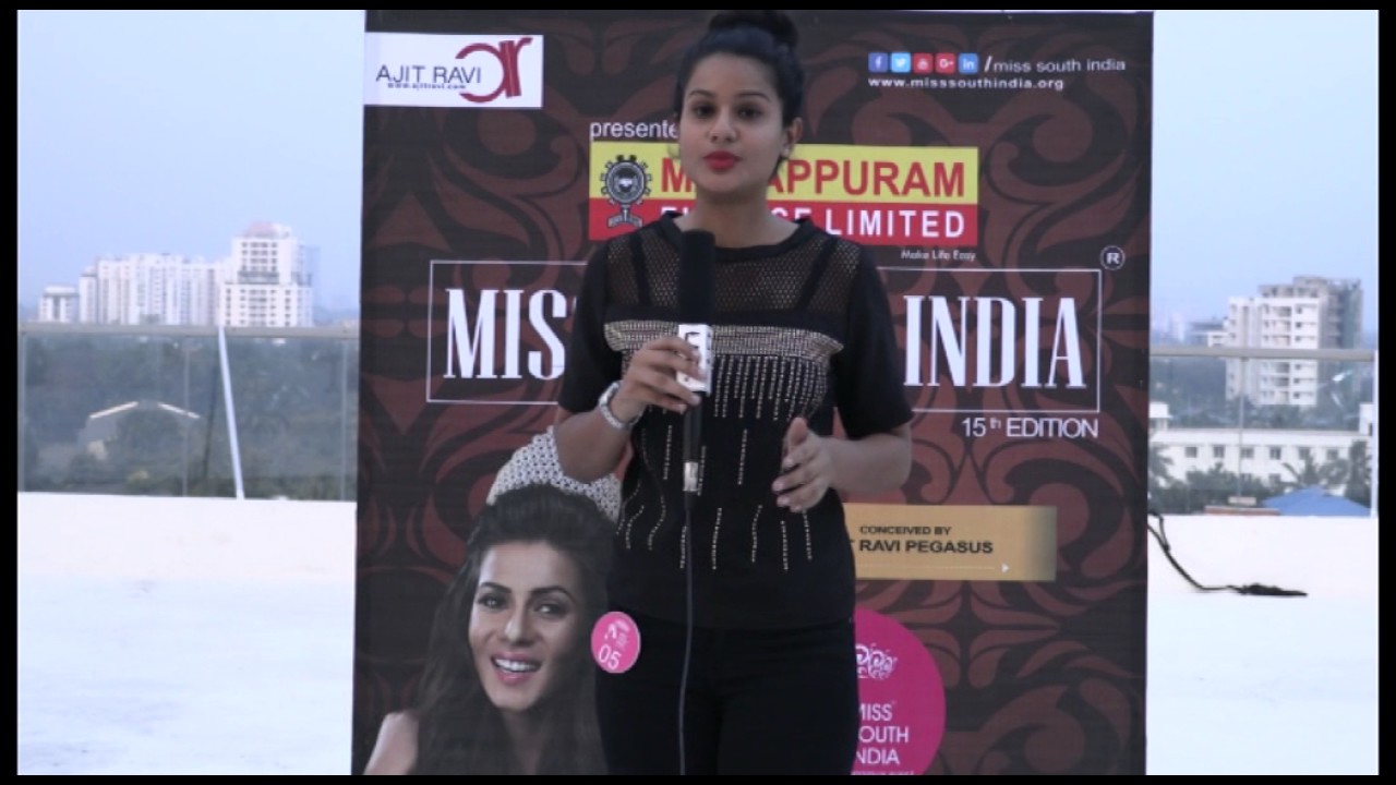 CAROL MENEZES - Miss South India 2017