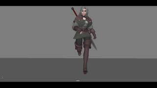 Azri run animation