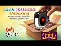 🔊 Mega Bass MINI Bluetooth Speaker Unboxing | Best Budget Speaker on Meesho | Loud Sound &amp; Deep Bass