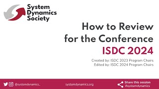 How to Review for ISDC 2024