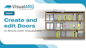 Create and edit Doors in Rhino with VisualARQ 1