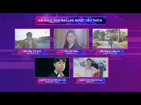 Top 5 Giải Thưởng Theo Thể Loại Nhạc - Zing Music Awards 2017