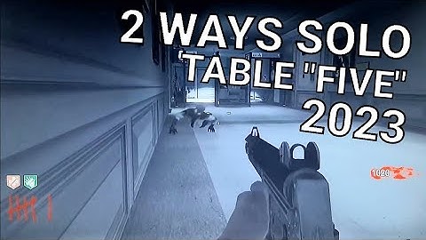 2 Ways to Glitch Five Table Bo1 in 2025
