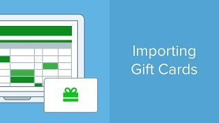 Importing Gift Cards | Vend U