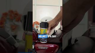 Keep your helmet fresh, clean, and shining with Helmet Cleaner by STREETSUPERBIKES #helmet #cleaner
